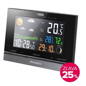 Meteorologická stanica Hyundai WS 2303 čierna