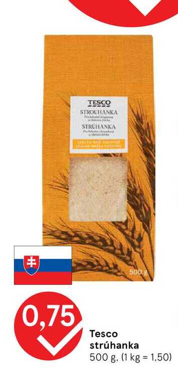 Tesco strúhanka 500 g