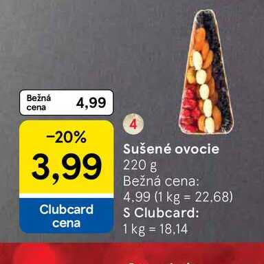 Sušené ovocie 220g