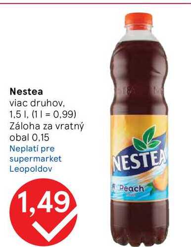 Nestea viac druhov. 1.5 l