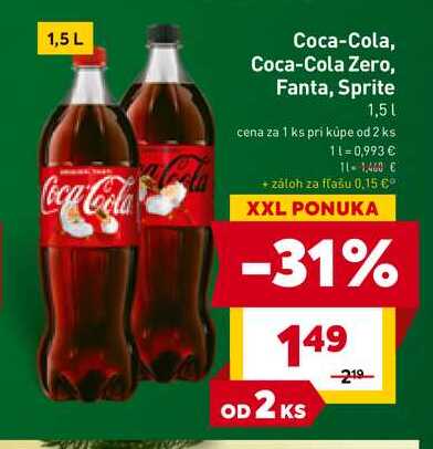 Coca-Cola 1,5 l 1.5l