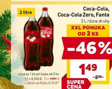 Coca-Cola 2l v akcii