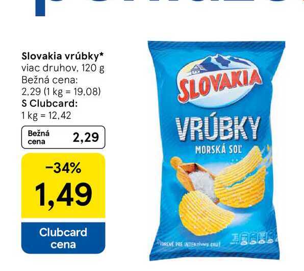Slovakia vrúbky viac druhov, 120 g