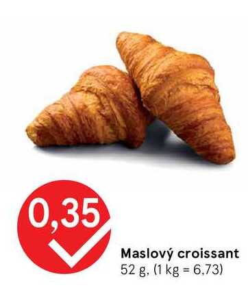 Maslový croissant 52 g