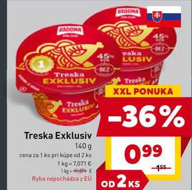 Treska Exklusiv 140g