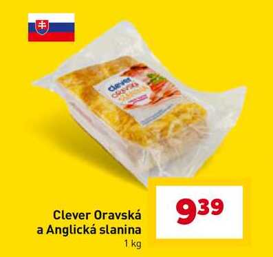 Clever Oravská a Anglická slanina 1 kg