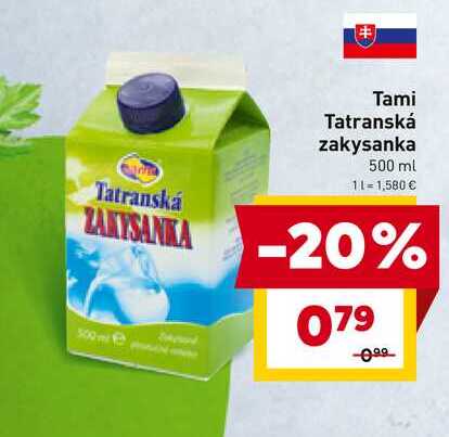 Tami Tatranská zakysanka 500 ml
