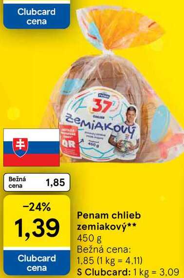 Penam chlieb zemiakový 450 g