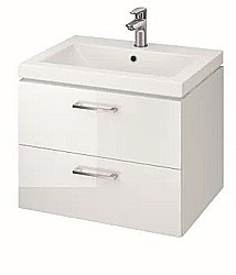 SÚPRAVA KÚPEĽŇOVEJ SKRINKY A UMÝVADLA SET 807 LARA COMO 60 BIELA