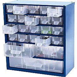 LUX-TOOLS OCEĽOVÝ DIELENSKÝ ORGANIZÉR, 23 PRIEHRADIEK, 31 × 16 × 33 CM