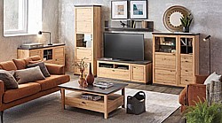 3: Obývacia zostava- široká komoda