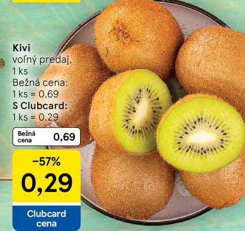 Kivi voľný predaj, 1 ks 