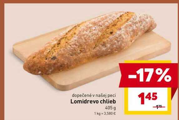 Lomidrevo chlieb 405 g