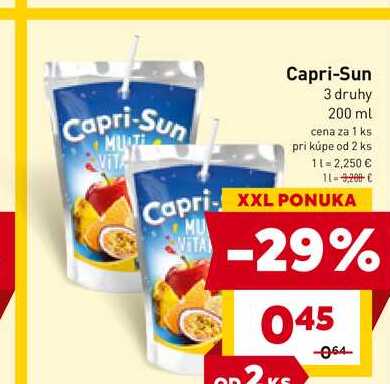 Capri-Sun 3 druhy 200 ml