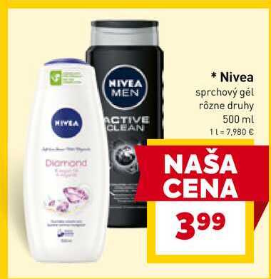 Nivea sprchový gél 500 ml 
