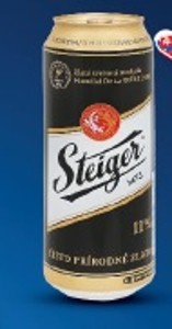 Steiger Tmavý ležiak alk. v akcii