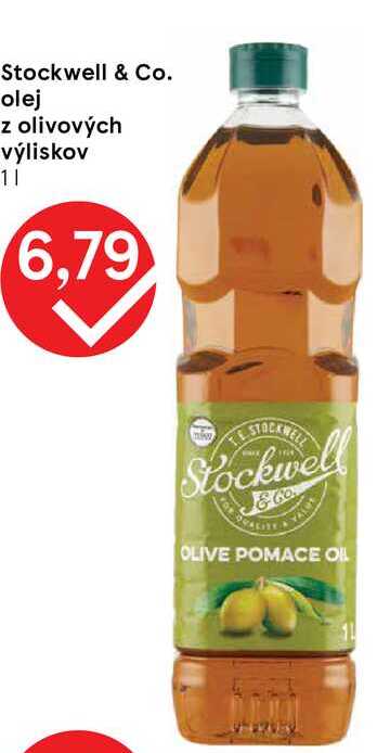 Stockwell & Co. olej z olivových výliskov 1l