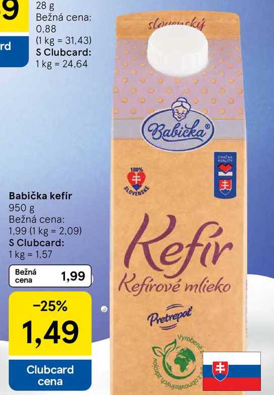 Babička kefír 950 g