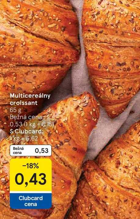 Multicereálny croissant 65 g