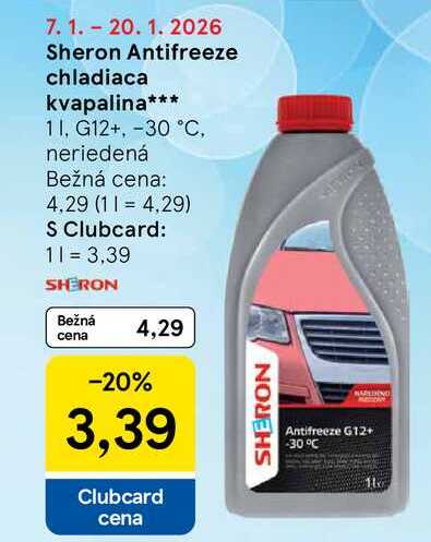 Sheron Antifreeze chladiaca kvapalina 1l
