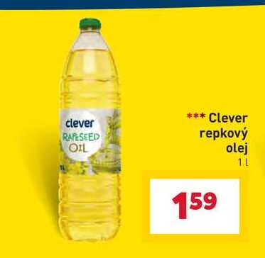 Clever repkový olej 1L 