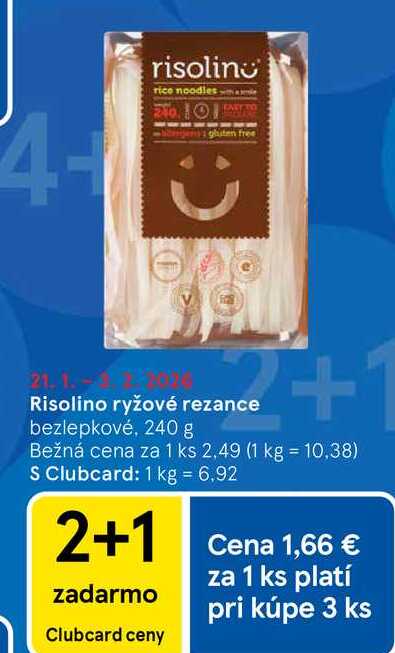 Risolino ryžové rezance bezlepkové, 240 g 