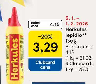 Herkules lepidlo 130 g 