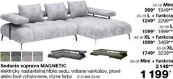Sedacia súprava MAGNETIC XL + funkcia