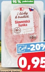 Z lásky k tradícii Slovenská šunka