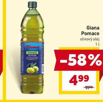 Giana Pomace olivový olej 1L 