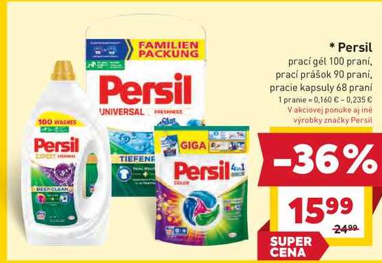 Persil prací gél 100 praní
