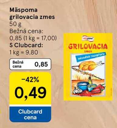 Mäspoma grilovacia zmes 50 g 