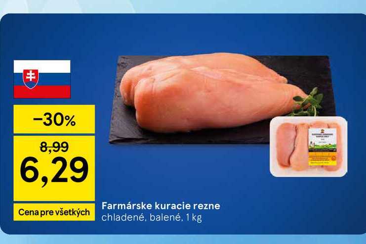 Farmárske kuracie rezne 1 kg 