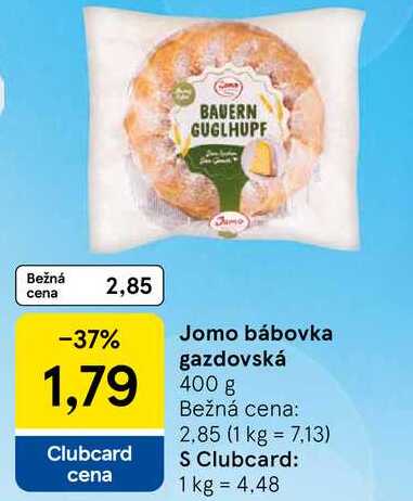 Jomo bábovka gazdovská 400 g