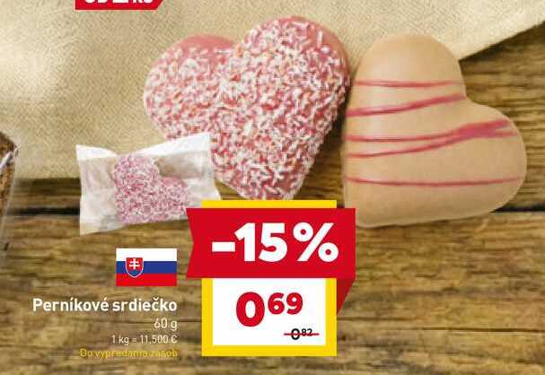 Perníkové srdiečko 60 g