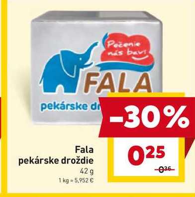 Fala pekárske droždie 42g