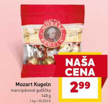 Mozart Kugeln marcipánové guľôčky 148 g
