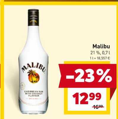 Malibu 21%, 0,7l
