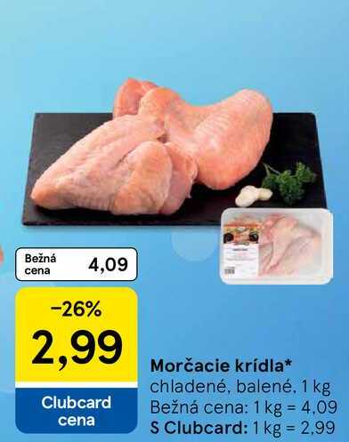 Morčacie krídla chladené, balené, 1 kg