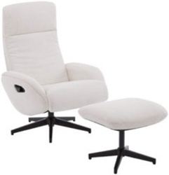 Relaxačné kreslo s taburetom