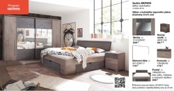 Spálňa MERWIN - Rámová lišta