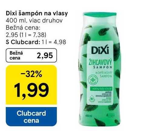 Dixi šampón na vlasy 400 ml