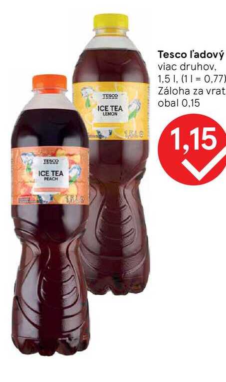  Tesco l'adový viac druhov, 1,5 l