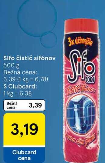 Sifo čistič sifónov 500 g
