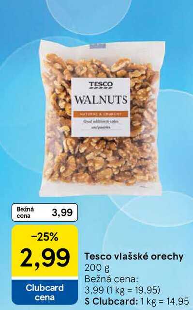 Tesco vlašské orechy 200 g