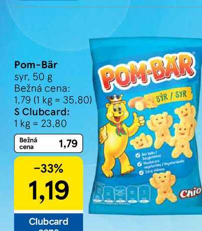 Pom-Bär syr, 50 g