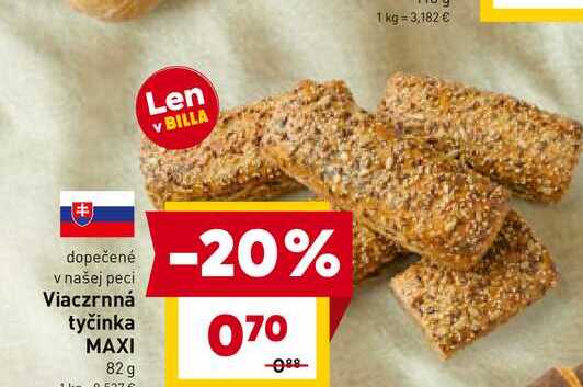 Viaczrnná tyčinka MAXI 82 g 