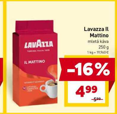 Lavazza Il Mattino mletá káva 250 g