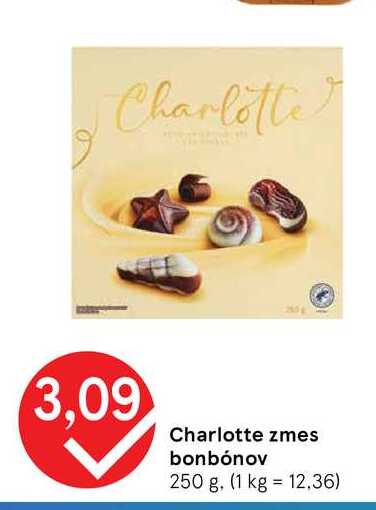 Charlotte zmes bonbónov 250 g