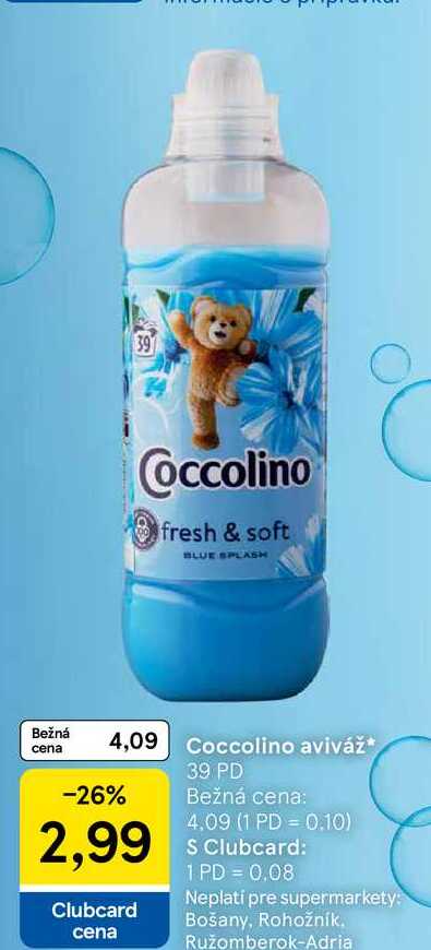 Coccolino aviváž 39 PD 